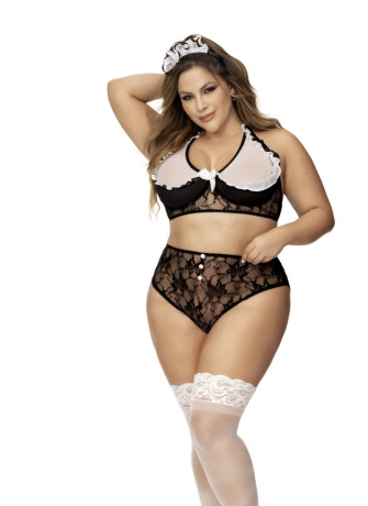 Costume de femme de chambre sexy, grande taille - MAL60005XCOS